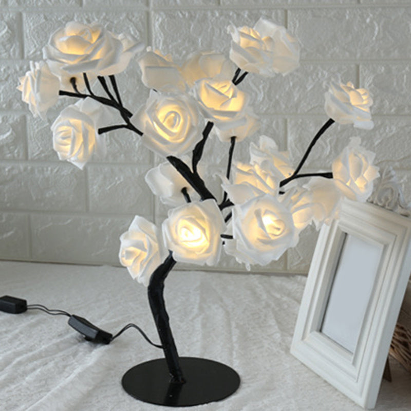 LED tree light rose small tree light